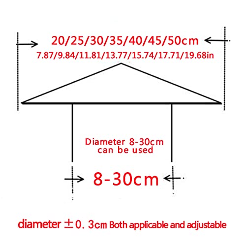 Sombrerete extractor cónico de 27 x 45 cm resistente a la intemperie 3