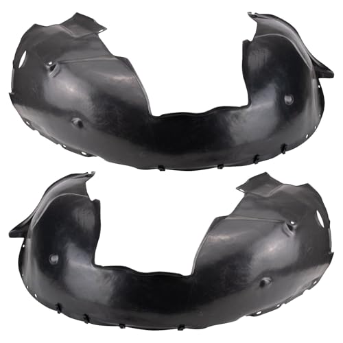 Image of TRQ Inner Fender Liner Set Compatible with 2001-2009 Volvo S60 2001-2007 V70 VO1248105 VO1249105