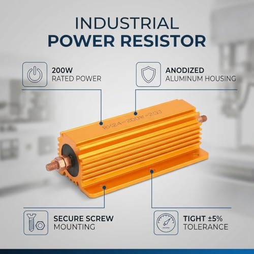 Résistance de puissance pour stabiliser les alimentations électriques 200W - 6