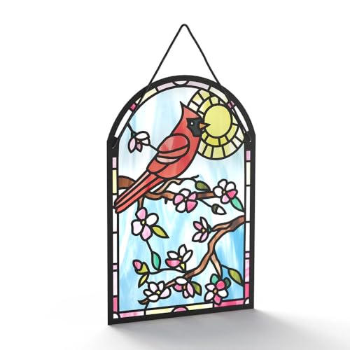 Lovepop Everyday Pop-Up Card for Her and Him - 3D Greeting Cards for Boys, Girls, Men, Women - Sending Sunshine Cardinal Suncatcher Card & Pop-Up Bouquet Bundle