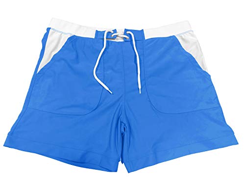 Magnivit Men's Swim Trunks Slim Wear Fitness Shorts Sport Brief Swimwear Tight Shorts Blue #TOP5