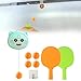 kowaku Hanging Table Tennis Train Set Tennis Practice Equipment Parent Child Toy Self Training Hanging Boys Beginners Girls Adults, Cow 2 Beats 5 Ball