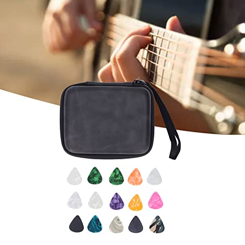 Étui de support de médiator de guitare, pochette de médiator de guitare étanche en mousse intérieure souple portable… - Les Beatles, Paul McCartney, John Lennon, RIngo Starr, George Harrison Étui de support de médiator de guitare, pochette de médiator de guitare étanche en mousse intérieure souple portable… – Image 6