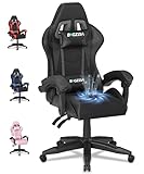 pc sitzposition 【Einfache Reinigung】Der gaming chair besteht aus atmungsaktivem PU-Leder und Memory-Schaum – pflegeleicht und angenehm zu reinigen. Staub und Flüssigkeiten lassen sich einfach mit einem feuchten Tuch entfernen. Tipp: Hellfarbige Varianten zeigen Schmutz schneller (wie bei allen Ledermöbeln). Regelmäßige Reinigung mit einem Lederpflegemittel empfiehlt sich.