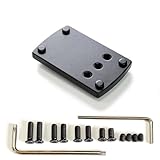 DAXISONN RMSc Dovetail Red Dot Mount Plate Adapter 7075 T6 Aluminum for Non-MOS Version Glock - Fits Glock 17 19 20 21 22 23 34 35 40 41 45 47