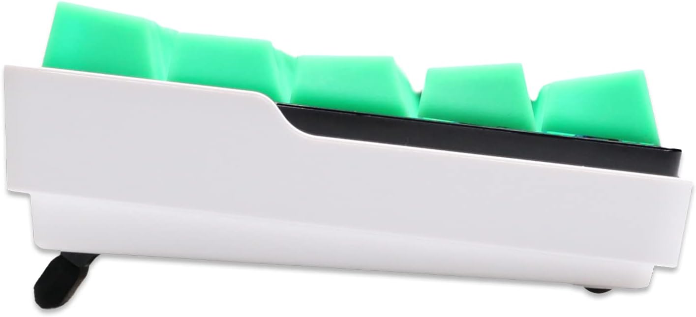 KPREPUBLIC Taihao Haunted Slime Sprout ABS Doubleshot Keycap Translucent Cubic for Mechanical Keyboard Color of Green Colorway (Taihao Cubic Slime Sprout Keycap Set x1)