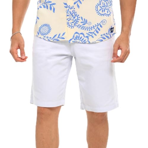 Bermuda Masculina Sarja Chino Casual Básica Bamborra