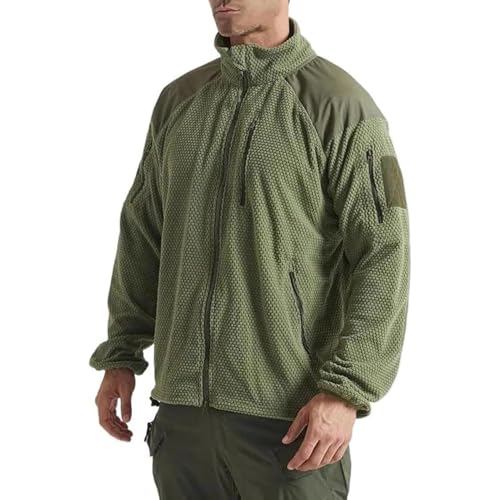 Veste tactique homme pour randonnée hivernale avec poches