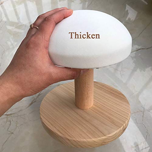 Xbppiarn Mini Solid Wood Sleeve Ironing Board Portable Round Ironing Stool Long Ironing Stool Thickened Ironing Pad Compact And Non-Slip Compact Home Ironing Pad #TOP2