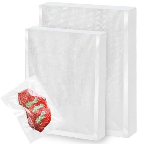 shallyong Bolsas Vacio Alimentos, 120 PCS Bolsas para Envasar al Vacio, Bolsas Envasar al Vacio Alimentos, vacuum bags, para Almacenamiento y Conservación de Alimentos