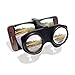 Mini Plastic Foldable 3D VR Glasses HD VR Lens, Virtual Reality Headset, Compatible Android & iOS Smartphones Within 3.5-6 inches (Black)
