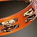 Meinl Percussion TAH1B-AB Traditional 10-Inch Wood Tambourine with Goat Skin Head and Brass Jingles, 1 Row