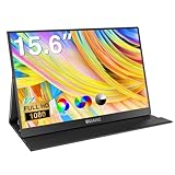 WUAWE Portable Monitor,15.6-AA 1080P 72% NTSC 98% sRGB USB C HDMI Travel Monitor for Laptop, External Second Computer Monitor with HDR Freesync Low Blue Light for PC Mac Phone PS5 Switch