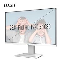 MSI PRO MP2412WDE 23,8 Zoll (60cm) Full HD (1920x1080) Business Monitor, 100Hz, 1ms, Adaptive Sync, Rahmenloses Design, HDMI – Ansicht 2