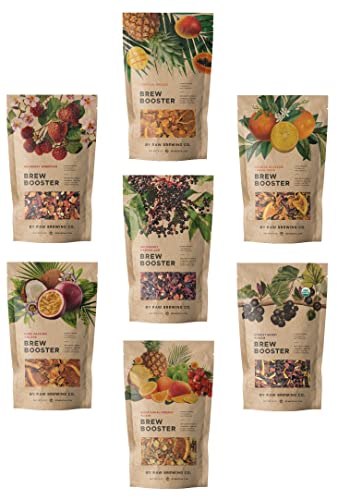 Kombucha.com Brew Booster - 7 Flavor Variety Pack