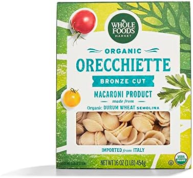 Whole Foods Market, Organic Orecchiette Rigate, 16 Ounce