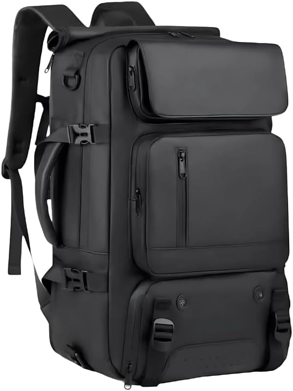 Mochila Executiva Masculina-Feminina (Unissex) Grande Preta Reforçada Impermeável Ombro ou Costas para Trabalho (Notebook Laptop) Academia Camping Natação Viagem