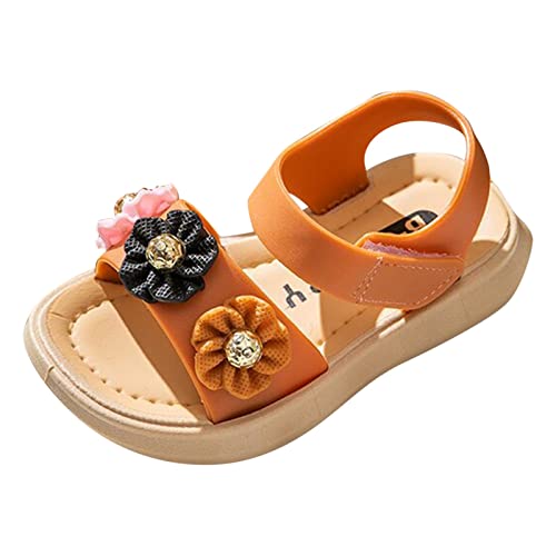 FGUUTYM Sandalias para niños 28 niñas: sandalias de playa sandalias de verano sandalias de plataforma antideslizantes sandalias de princesa zapatos de flores al aire libre sandalias antideslizantes