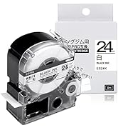 キングジム テープカートリッジ テプラPRO 24mm SS24K 白 o7r6kf1 たのめーる】キングジム テプラ PRO テープカートリッジ ロング