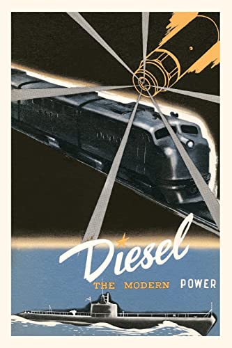 Vintage Journal Diesel, The Modern Power (Pocket Sized - Found Image Press Journals)