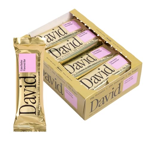 David High Protein Bars Cake Batter