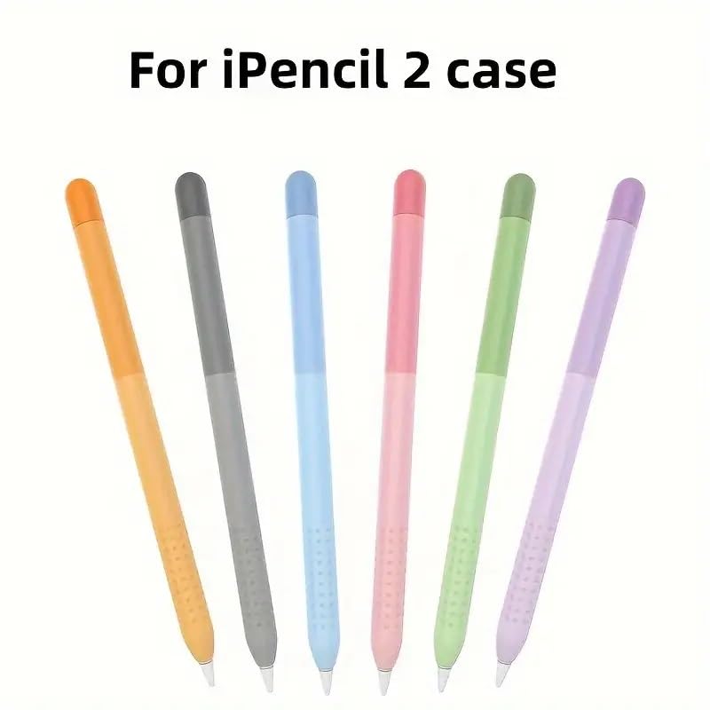Image of EZ LIVING Premium Silicone Cover Compatible with Apple Pencil (1st & 2nd Generation) - Soft Protective Sleeve with Comfortable Grip, Anti-Slip Design, and Shockproof Protection