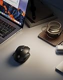 Uineer Bluetooth Mouse,[Upgraded] Multi-Device Wireless mouse,Visible Battery Level,Tri-mode (BT 5.0/4.0+2.4G Hz) Rechargeable Ergonomic mouse, 4 Adjustable DPI,Coldless mouse for Laptop and PC,black - Image 6