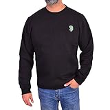 Regular-Fit Picaldi Initial Pullover Schwarz (L)