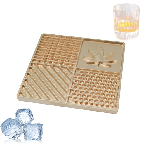 Molde para Cubos de Hielo de Latón Cuadrado Grande miniatura 1