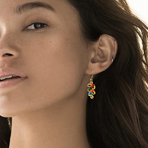 Earrings Women Unique Gold Prom 2023 Cool Trendy Fun Vintage Colorful Jewelry Summer Chandelier Fashion Big Vacation Western Designer Statement #TOP3