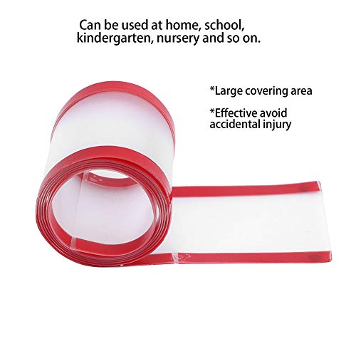 Image of Finger Pinch Guard, Door Jam Door Hinge Protector Cover Finger Pinch Security Guard for Home Kindergarten Children (Frosted 160x10cm)