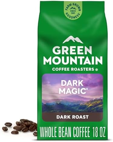 Green Mountain Coffee Roasters Dark Magic, Whole Bean Coffee, Bagged 18 oz