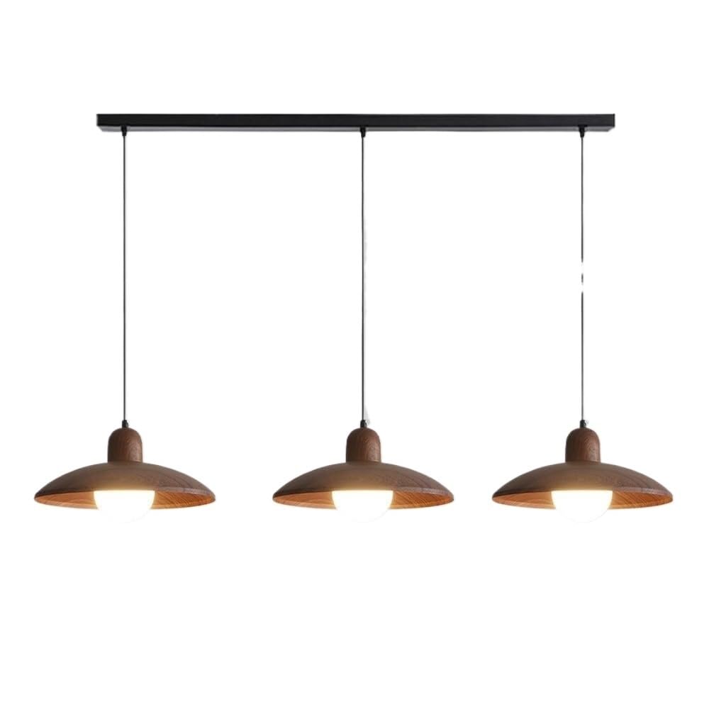 Lumières d'îlot de cuisine adieu lumière agressive avec la suspension dôme métal