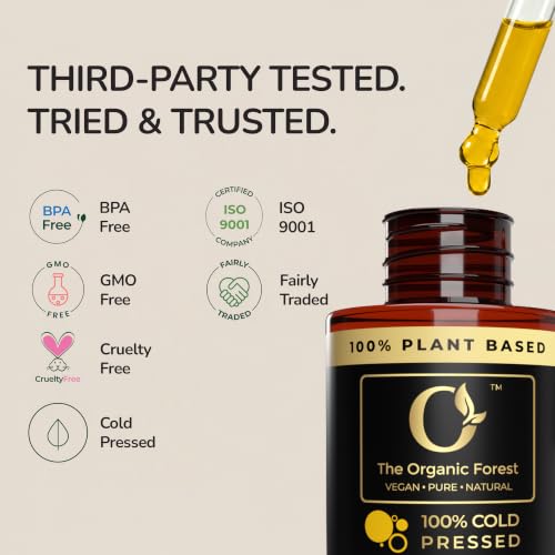 Image of Pure Tomato Seed Oil for Face | Cold Pressed | Helps Balance Oily-Looking Skin | 30ml