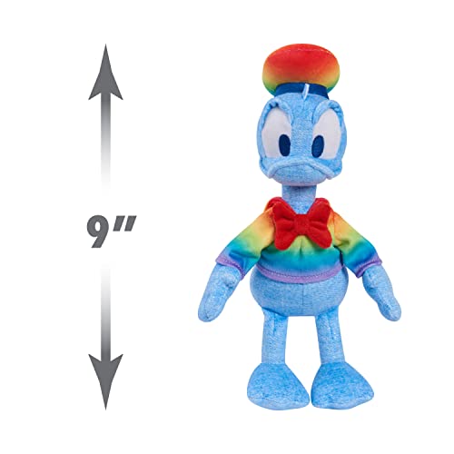 Disney Standard Pride Small Plush – Donald Duck, Just Play, Officially Licensed Kids Toys For Ages 2 Up, Basket Stuffers And Small Gifts, Amazon Exclusive #TOP2