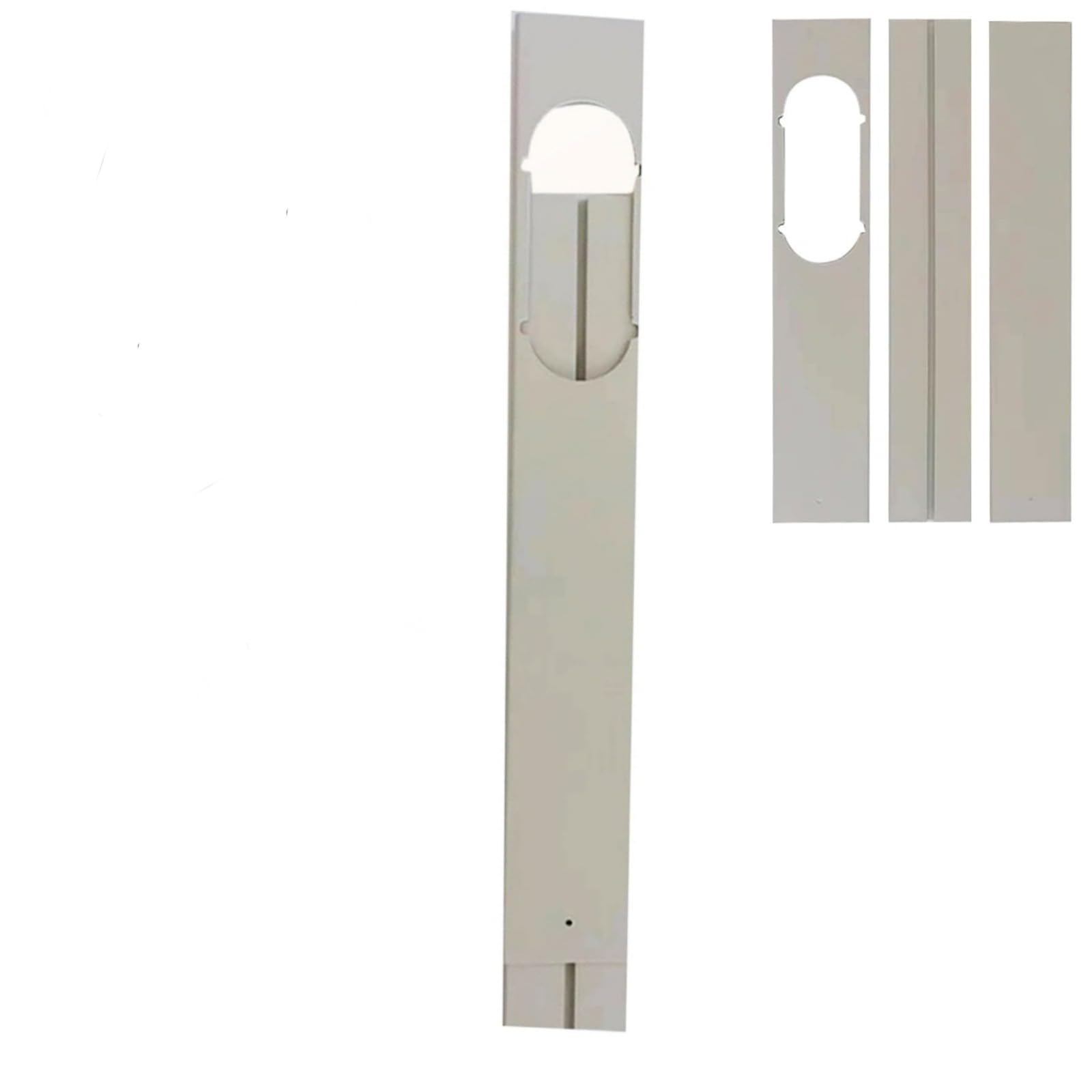 Kit de joints pour fenêtres coulissantes, kit de ventilation pour climatiseurs pour portes coulissantes, support d'étanchéité universel en PVC de rechange pour climatiseurs mobiles, réglable jusqu'à
