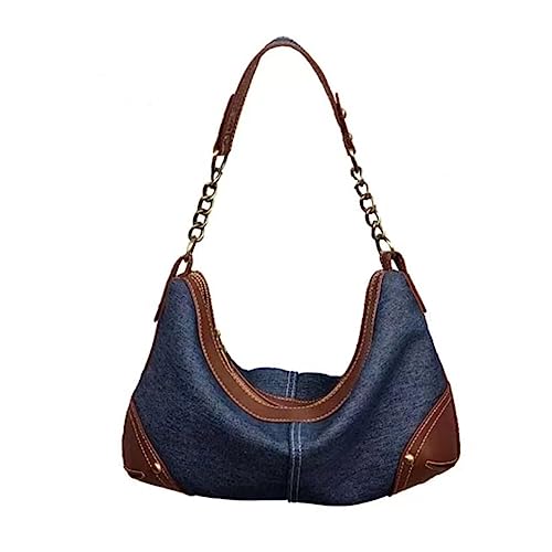 MOLERFO Denim Shoulder Bag Denim Purses and Handbags for Women Jean Bag Y2k Purse Small Denim Purse Jeans Bag