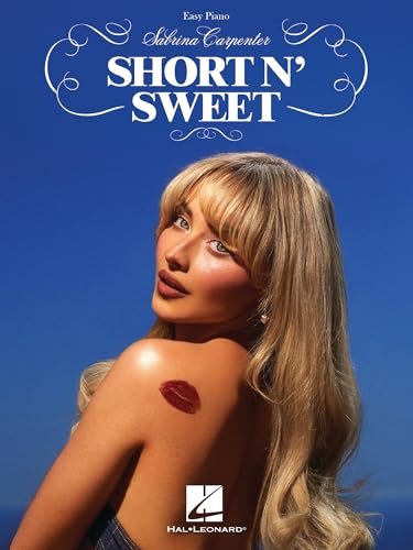 Sabrina Carpenter: Short N' Sweet | Easy Piano Sheet Music Songbook with Lyrics and Chord Symbols | Beginner Piano Pop Song Collection for Fans and Students | 12-Track Piano Book for Practice - image 1