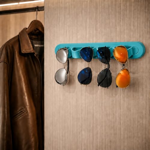 Image of Sunglasses Organizer, Wall Glasses Holder, Acrylic Sunglasses Display, Eyeglass Organizer for Multiple Glasses for Office & Home Decor, Unique Gifts for Husband, Women & Girls