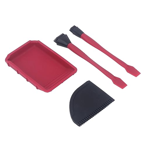 Conjunto de Aplicador de de Silicone de 4 Unidades para Marcenaria, Ideal para Espalhamento Preciso