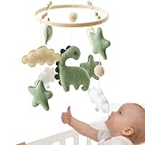 chambre bébé garçon vert d'eau Montage facile et utilisation polyvalente : grâce au crochet de suspension pratique, le mobile se fixe facilement au lit de bébé, à la poussette ou à l'étagère. Idéal pour les déplacements ou à la maison.
