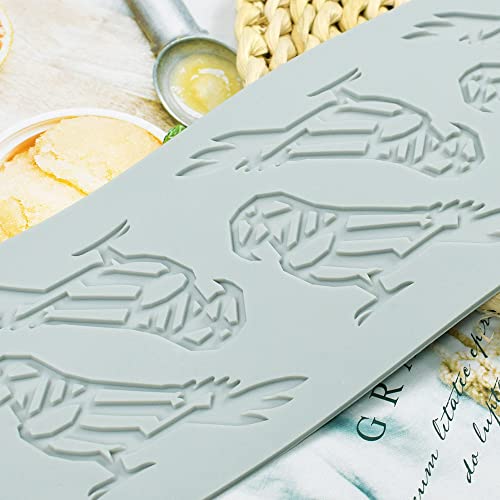 Tappetino in pizzo fondente in silicone, stampo