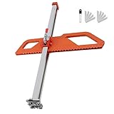Aurorvix Gipskartonschneider, professionelles Trockenbau-Schneidewerkzeug mit Dual-Locator und 29 Lagern, faltbares Design für scharfe, flache Schnitte auf Trockenbau, maximale Schnittstärke 13 mm