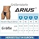 ARIUS Tanga Herren - Sexy Schwarz Tanga aus Baumwolle - Mnnliche String - g-String, XL