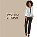 Rafaella Women's Curvy Fit Gabardine Bootcut Stretch Dress Pants with Pockets, Soft Stretch Work Slacks, 29