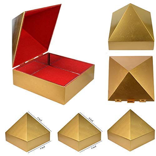 Crystu Wooden Pyramid Wish Box Size 15.2 cm 6 inch Wish Box for Reiki Wish Healing and Crystal Healing Wish Box-picture-18