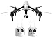Produktbild DJI DJIIN2R Inspire 1 Aerial UAV Quadrocopter Drohne mit Integrierter 4K, Full-HD Videokamera, 2X Digitalen Fernsteuerung schwarz/weiß