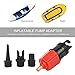 Inflatable Pump Adaptor Air Pump Adapter Car Air Compressor Valve Adapter for Paddle Board Inflatable Boat Air