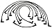 ACDelco 9628M Professional Spark Plug Wire Set