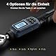 GROWNEER Drehmomentschlüssel Digital 1.5-30 Nm, 1/4 Zoll Fahrrad & Motorrad Digitaler Drehmomentschlüssel, ±2% Präzision, Summer und LED-Anzeige
